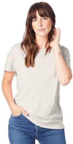 Alternative Ladies' 3.69 oz 100% Cotton Rocker Garment-Dyed Distressed Short Sleeve T-Shirt